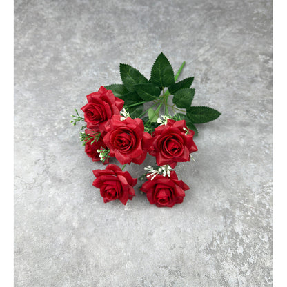 Bouquet bunga P135 CIP (x6) Mawar Lancip Artifisial Dekorasi Tanaman