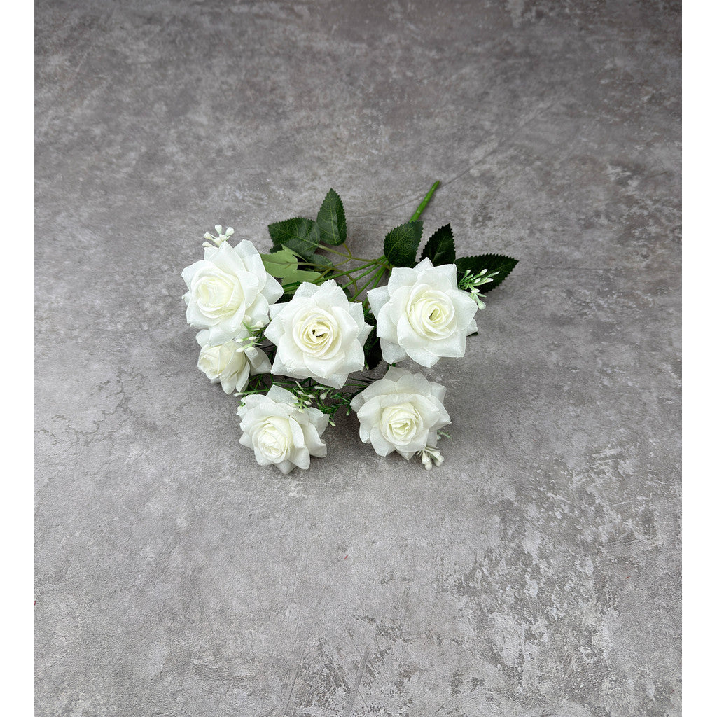 Bouquet bunga P135 CIP (x6) Mawar Lancip Artifisial Dekorasi Tanaman