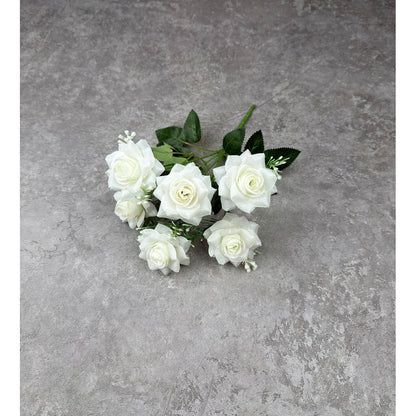 Bouquet bunga P135 CIP (x6) Mawar Lancip Artifisial Dekorasi Tanaman