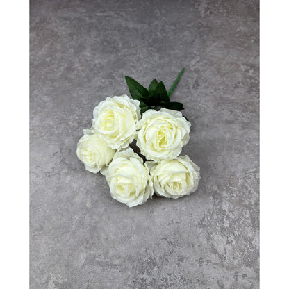 Bouquet bunga P136 XUEE (x5) Mawar Artifisial Dekorasi Tanaman