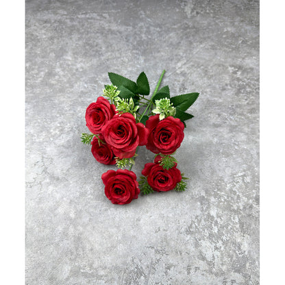 Bouquet bunga P137 JUNZI (x6) Mawar Artifisial Dekorasi Tanaman