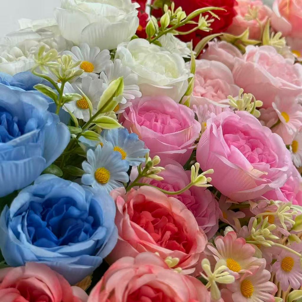 Bouquet bunga BKT 1048 MICUP (x4) 6Cbg Bunga Kuncup Artifisial Dekorasi Hiasan Seserahan Buket Palsu