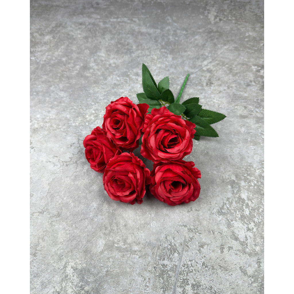 Bouquet bunga P136 XUEE (x5) Mawar Artifisial Dekorasi Tanaman