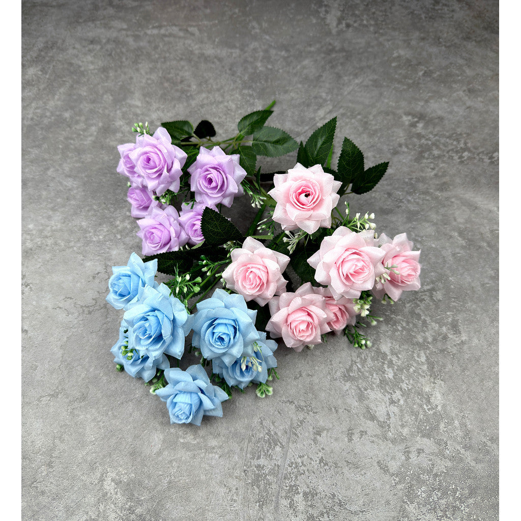 Bouquet bunga P135 CIP (x6) Mawar Lancip Artifisial Dekorasi Tanaman