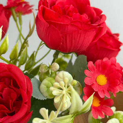 Bouquet bunga BKT 1048 MICUP (x4) 6Cbg Bunga Kuncup Artifisial Dekorasi Hiasan Seserahan Buket Palsu