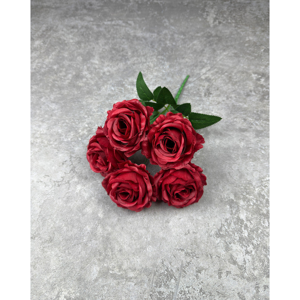 Bouquet bunga P136 XUEE (x5) Mawar Artifisial Dekorasi Tanaman
