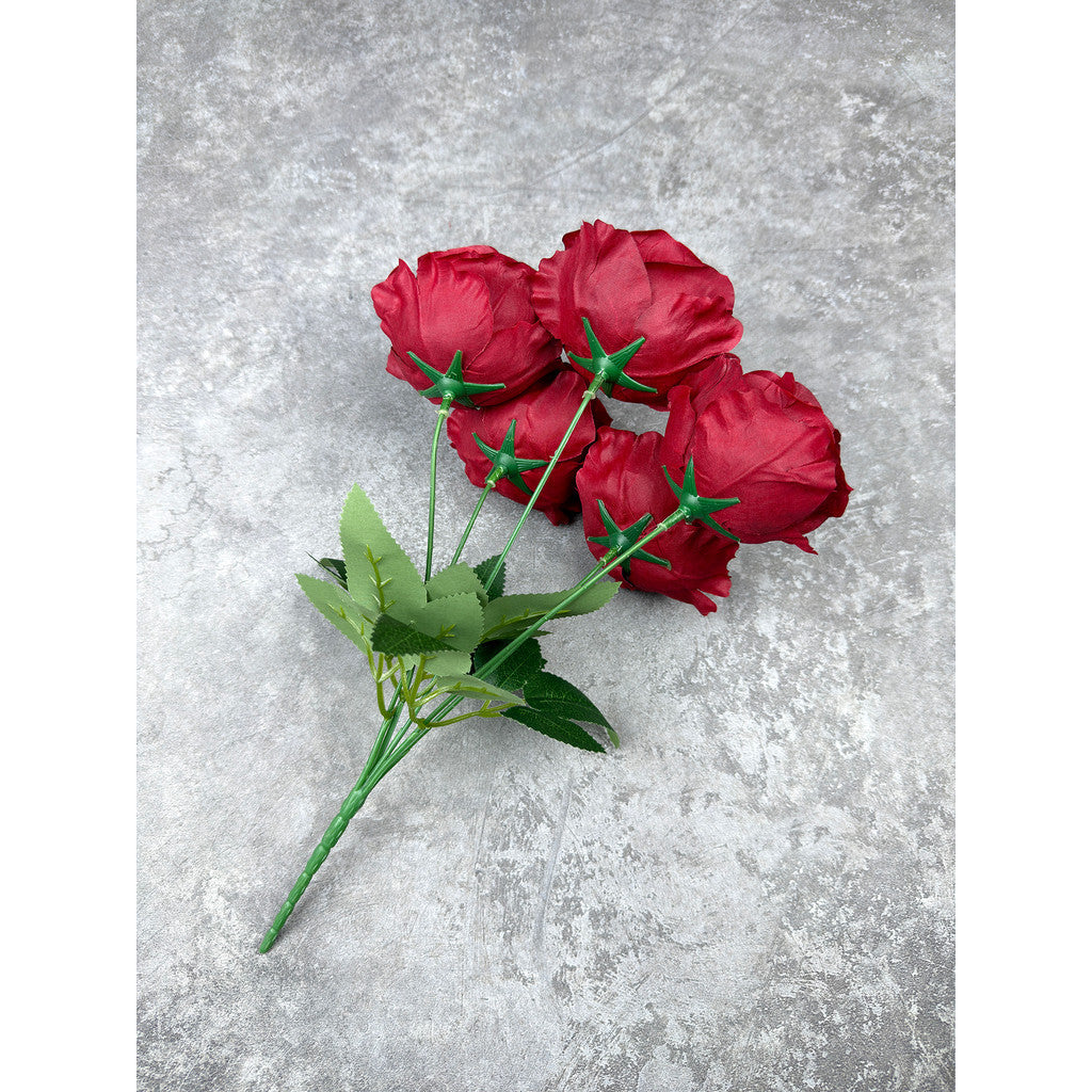 Bouquet bunga P136 XUEE (x5) Mawar Artifisial Dekorasi Tanaman
