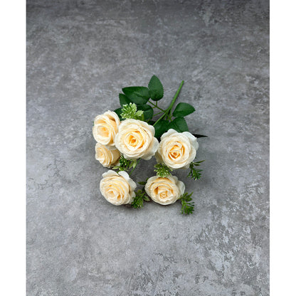 Bouquet bunga P137 JUNZI (x6) Mawar Artifisial Dekorasi Tanaman