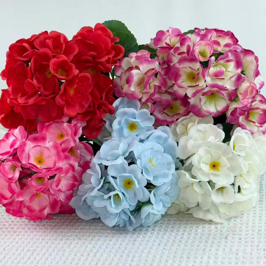 Bouquet bunga BKT 1037 BGN (x5) 5Cbg Bunga Begonia Artifisial Dekorasi Hiasan Seserahan Buket Palsu