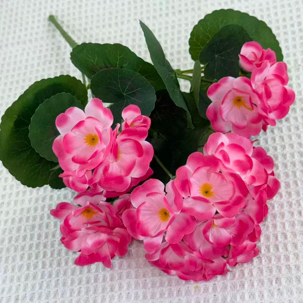 Bouquet bunga BKT 1037 BGN (x5) 5Cbg Bunga Begonia Artifisial Dekorasi Hiasan Seserahan Buket Palsu
