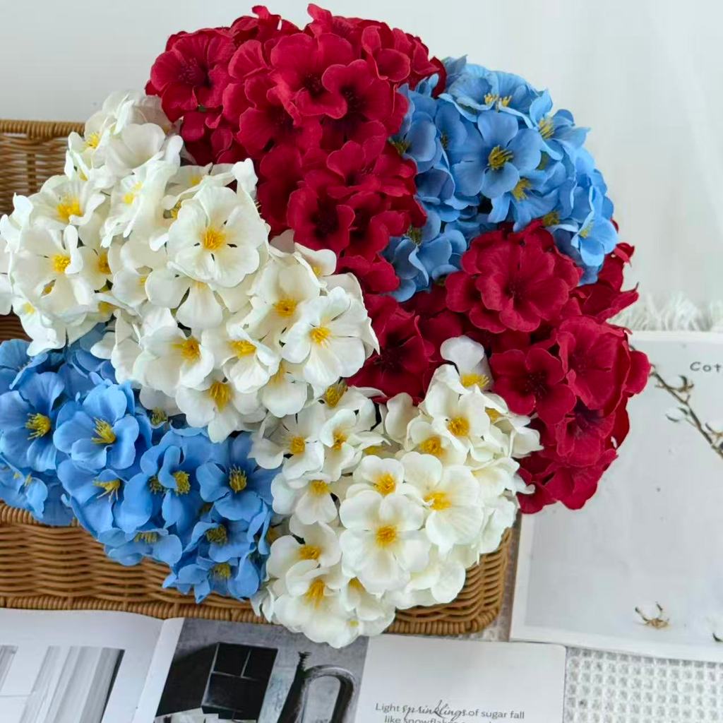 Bouquet bunga BKT 1036 WOLBE 5Cbg Bunga Begonia Artifisial Dekorasi Hiasan Seserahan Buket Palsu