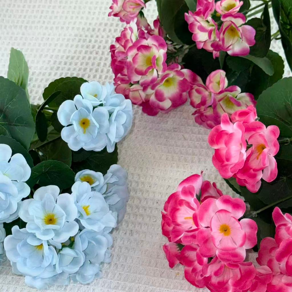 Bouquet bunga BKT 1037 BGN (x5) 5Cbg Bunga Begonia Artifisial Dekorasi Hiasan Seserahan Buket Palsu