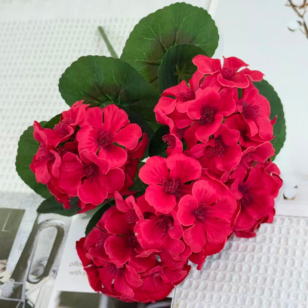 Bouquet bunga BKT 1036 WOLBE 5Cbg Bunga Begonia Artifisial Dekorasi Hiasan Seserahan Buket Palsu