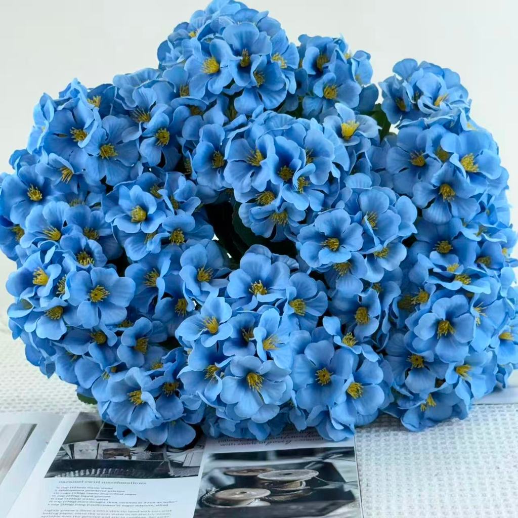 Bouquet bunga BKT 1036 WOLBE 5Cbg Bunga Begonia Artifisial Dekorasi Hiasan Seserahan Buket Palsu