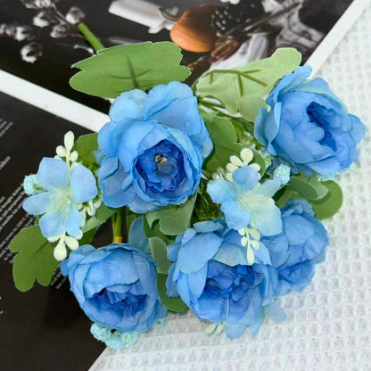 Bouquet bunga BKT 1041 MOLAN (x5) 5Cbg Bunga Peony Artifisial Dekorasi Hiasan Seserahan Buket Palsu