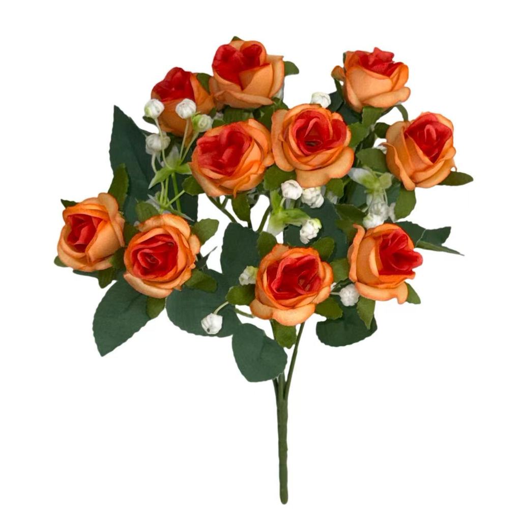Bouquet bunga BKT 1040 MONDEU (x10) 5Cbg Bunga Rose Artifisial Dekorasi Hiasan Seserahan Buket Palsu