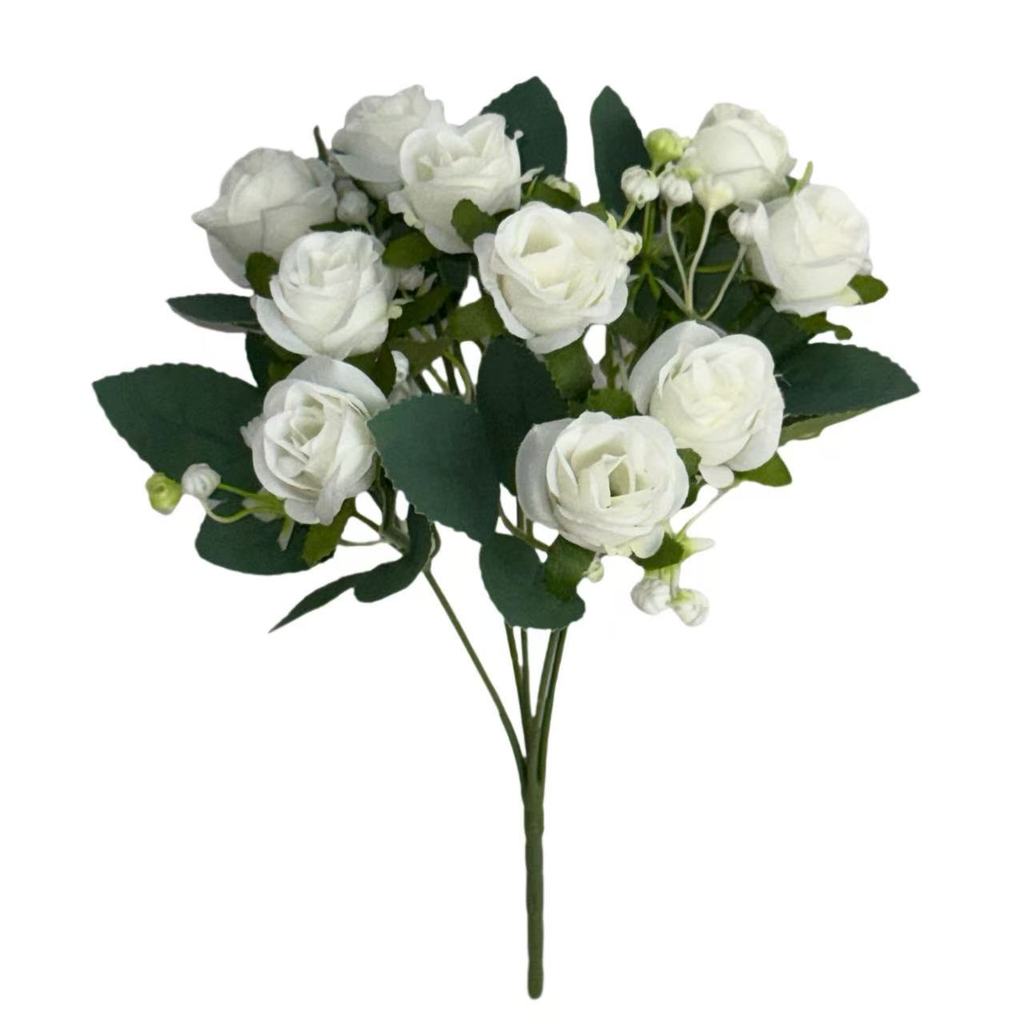 Bouquet bunga BKT 1040 MONDEU (x10) 5Cbg Bunga Rose Artifisial Dekorasi Hiasan Seserahan Buket Palsu