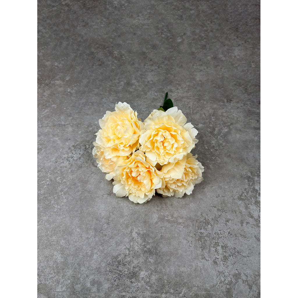 Bouquet bunga P138 BEZA (x5) Peony Artifisial Dekorasi Tanaman
