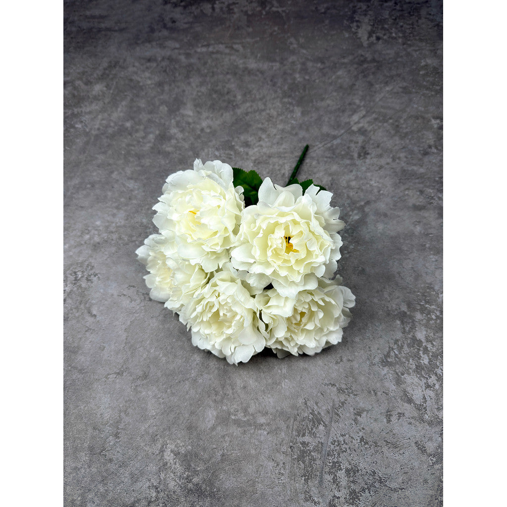 Bouquet bunga P138 BEZA (x5) Peony Artifisial Dekorasi Tanaman
