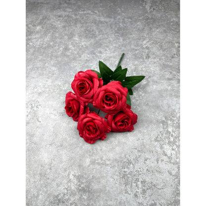Bouquet bunga P139 UUNA (x5) Mawar Artifisial Dekorasi Tanaman