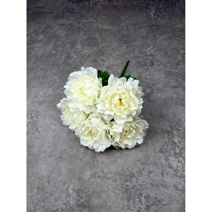 Bouquet bunga P138 BEZA (x5) Peony Artifisial Dekorasi Tanaman