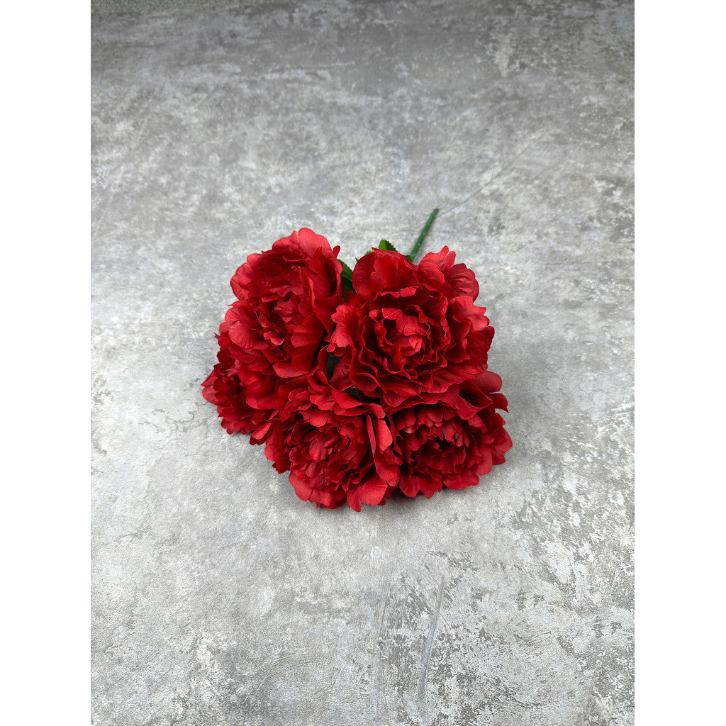 Bouquet bunga P138 BEZA (x5) Peony Artifisial Dekorasi Tanaman