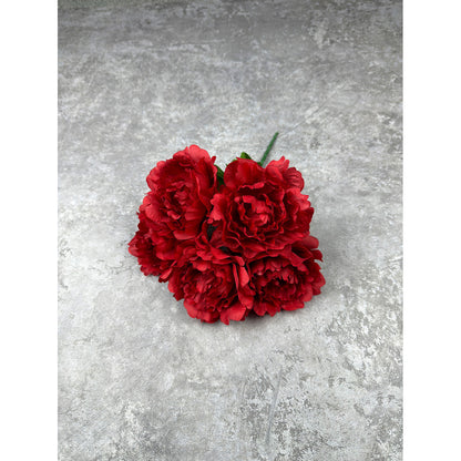 Bouquet bunga P138 BEZA (x5) Peony Artifisial Dekorasi Tanaman