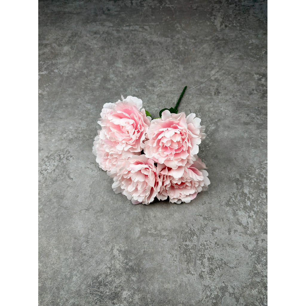 Bouquet bunga P138 BEZA (x5) Peony Artifisial Dekorasi Tanaman