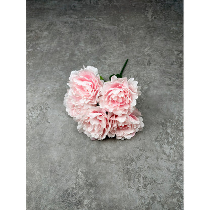 Bouquet bunga P138 BEZA (x5) Peony Artifisial Dekorasi Tanaman