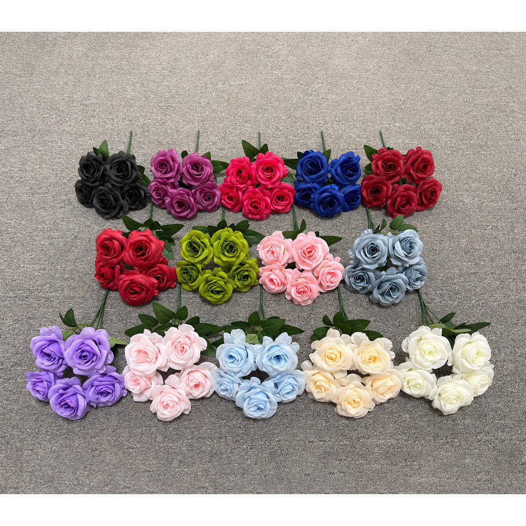 Bouquet bunga P139 UUNA (x5) Mawar Artifisial Dekorasi Tanaman