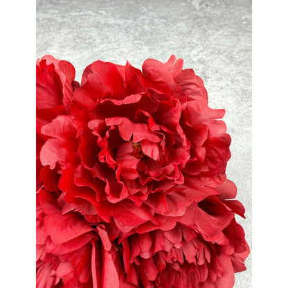 Bouquet bunga P138 BEZA (x5) Peony Artifisial Dekorasi Tanaman