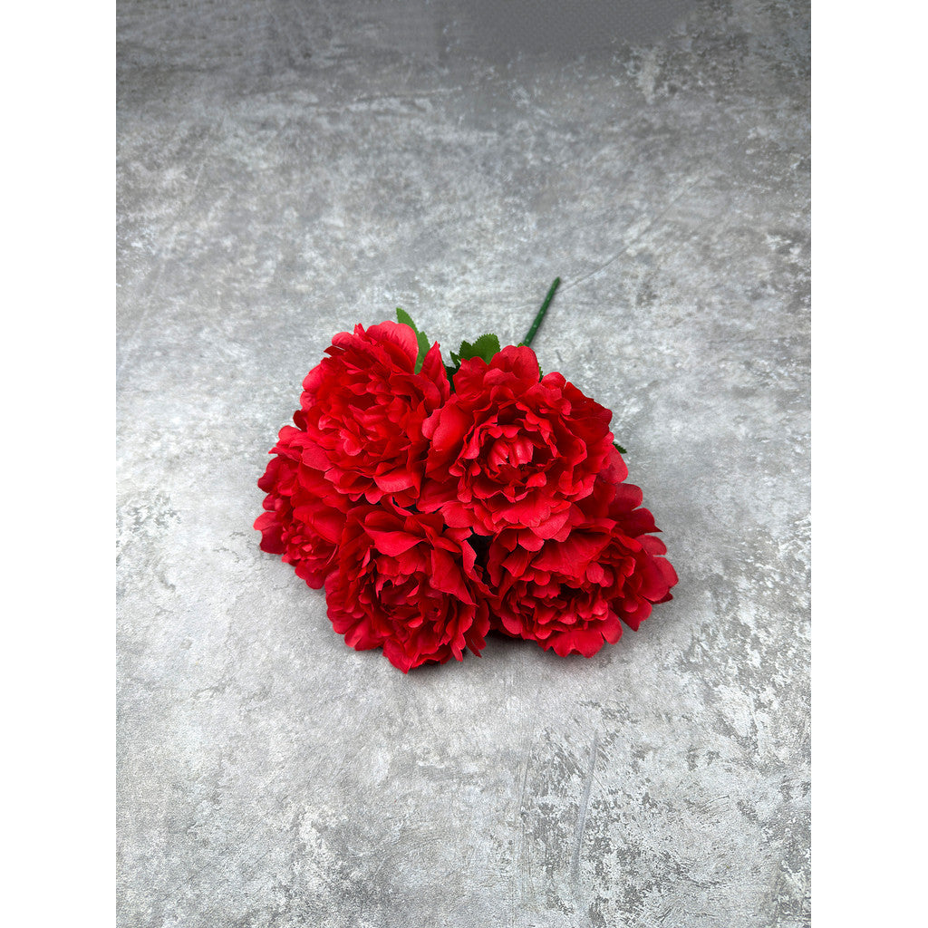 Bouquet bunga P138 BEZA (x5) Peony Artifisial Dekorasi Tanaman