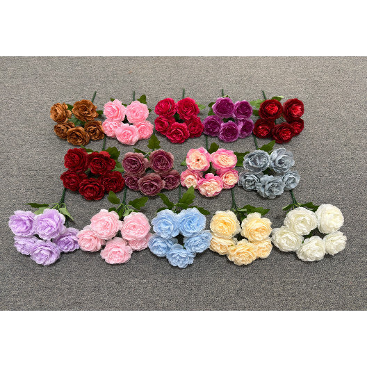 Bouquet bunga P140 SIKA (x5) Mawar Artifisial Dekorasi Tanaman