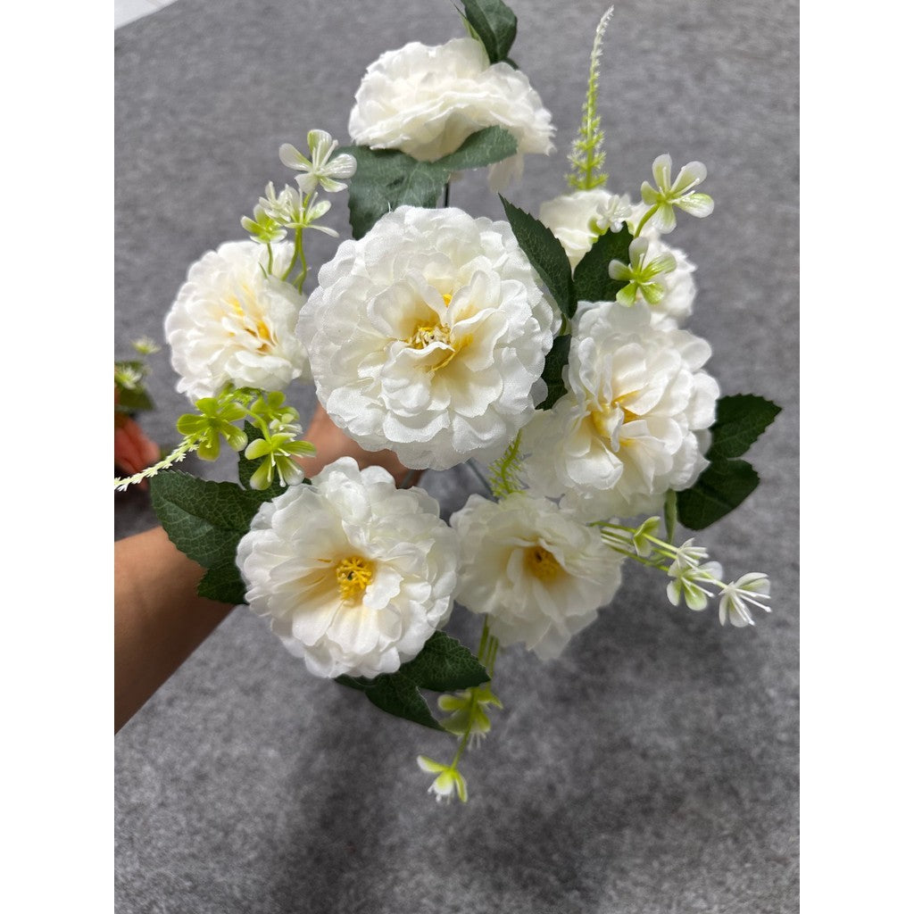 Bouquet bunga BKT 1052 SHAVEN (x7) 7Cbg Bunga Artifisial Dekorasi Hiasan Seserahan Buket Palsu