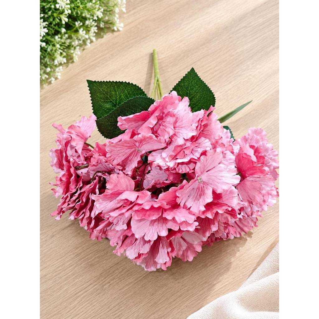 HYDRANGEA BLOOM (x5) / Dekorasi Pernikahan / Artificial Flower / Bunga Hias Plastik / Dekorasi Pelaminan