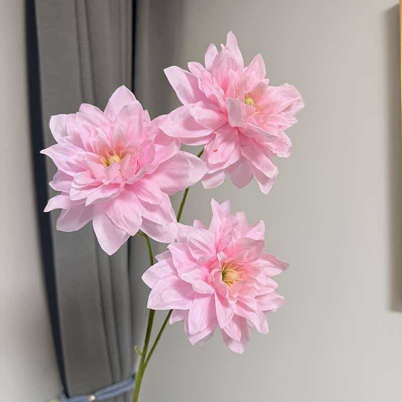 Bouquet bunga C111 DALMAT (x3) Dahlia Artifisial Dekorasi Tanaman