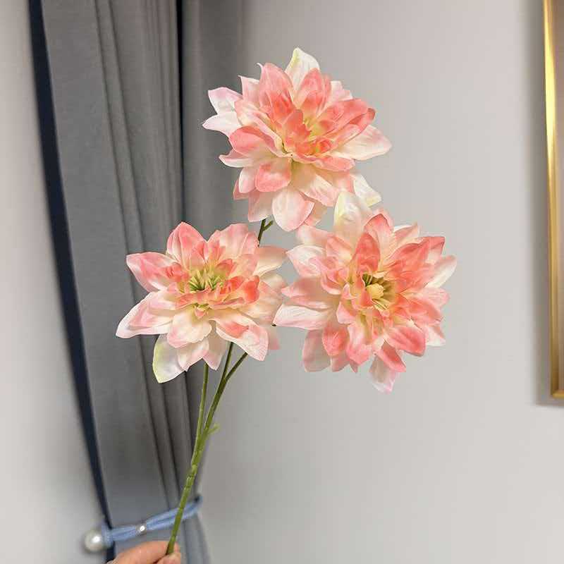 Bouquet bunga C111 DALMAT (x3) Dahlia Artifisial Dekorasi Tanaman