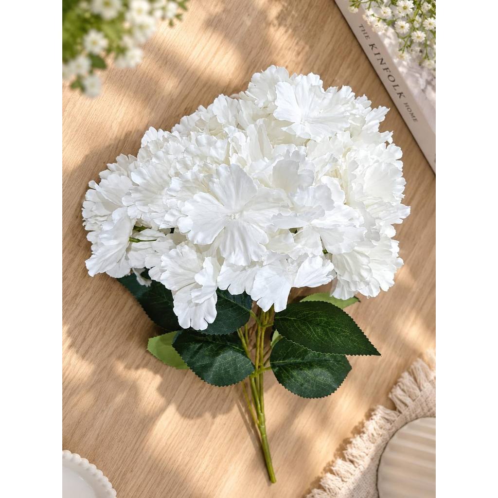 HYDRANGEA BLOOM (x5) / Dekorasi Pernikahan / Artificial Flower / Bunga Hias Plastik / Dekorasi Pelaminan