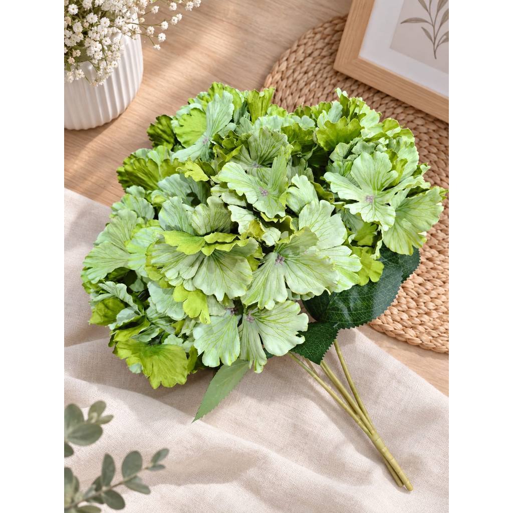 HYDRANGEA BLOOM (x5) / Dekorasi Pernikahan / Artificial Flower / Bunga Hias Plastik / Dekorasi Pelaminan