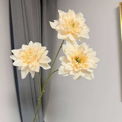 Bouquet bunga C111 DALMAT (x3) Dahlia Artifisial Dekorasi Tanaman