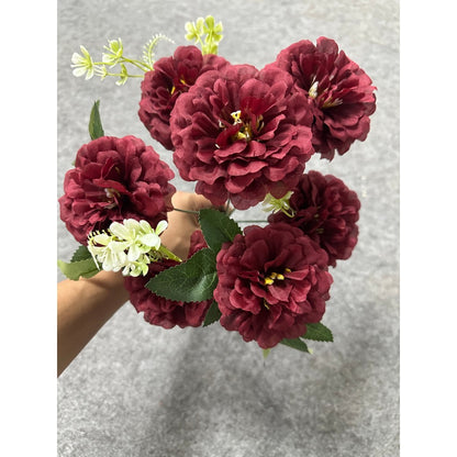 Bouquet bunga BKT 1052 SHAVEN (x7) 7Cbg Bunga Artifisial Dekorasi Hiasan Seserahan Buket Palsu