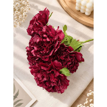PEONY PUFFY 7 Cabang Flower Palsu Wedding JUMBO