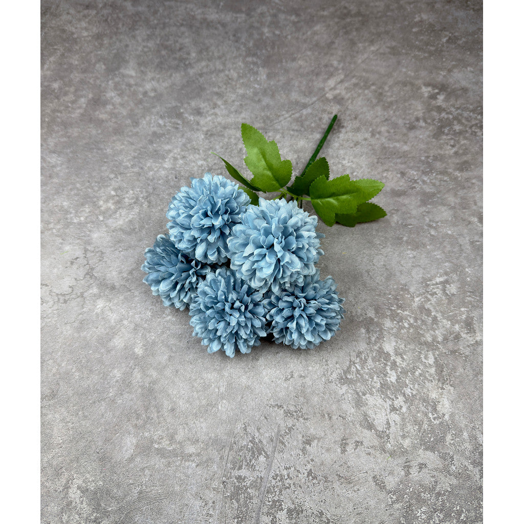 Bouquet bunga P131 QQ (x5) BOLA POMPOM KRISAN Artifisial Dekorasi Tanaman