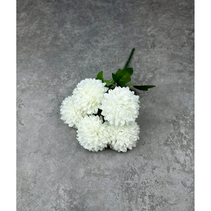 Bouquet bunga P131 QQ (x5) BOLA POMPOM KRISAN Artifisial Dekorasi Tanaman