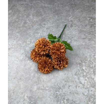 Bouquet bunga P131 QQ (x5) BOLA POMPOM KRISAN Artifisial Dekorasi Tanaman