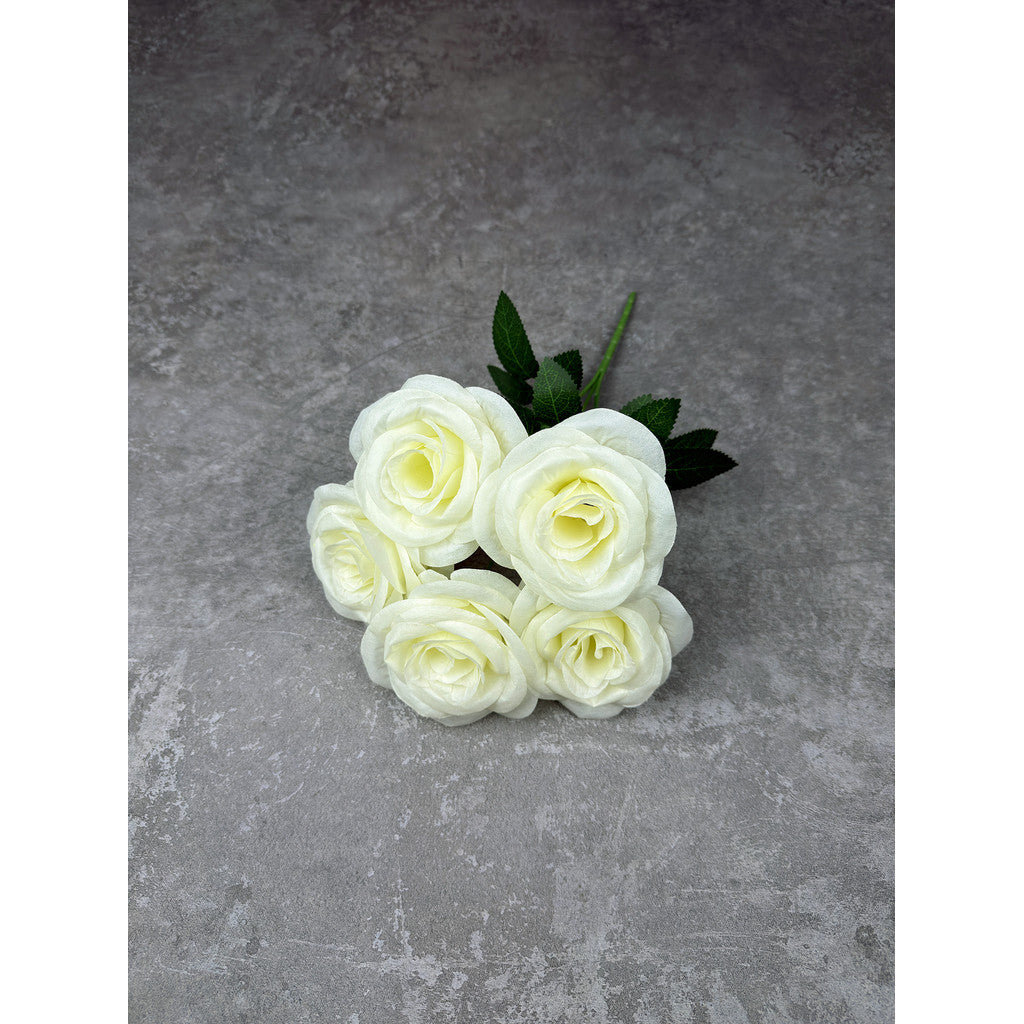 Bouquet bunga P132 MEOLI (x5) ROSE BULGARIA Artifisial Dekorasi Tanaman