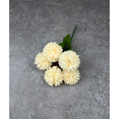 Bouquet bunga P131 QQ (x5) BOLA POMPOM KRISAN Artifisial Dekorasi Tanaman