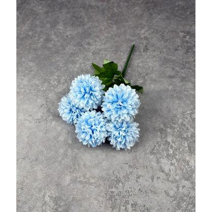 Bouquet bunga P131 QQ (x5) BOLA POMPOM KRISAN Artifisial Dekorasi Tanaman