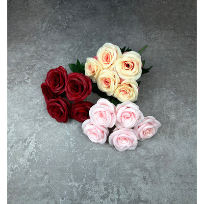 Bouquet bunga P132 MEOLI (x5) ROSE BULGARIA Artifisial Dekorasi Tanaman