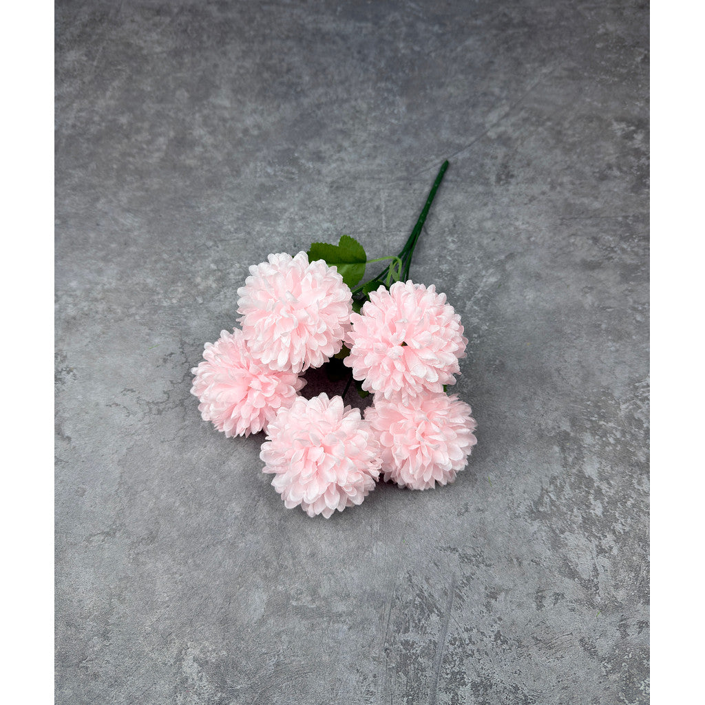 Bouquet bunga P131 QQ (x5) BOLA POMPOM KRISAN Artifisial Dekorasi Tanaman